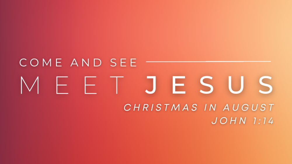Christmas in August (John. 1:14) Image