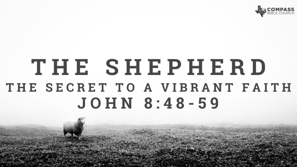 The Secret to a Vibrant Faith (John 8:48-59) Image