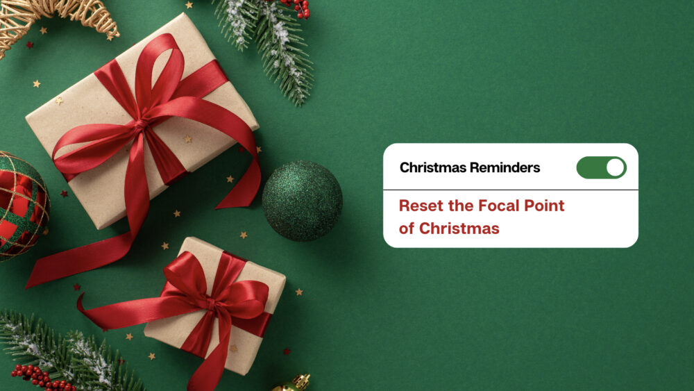 Christmas Reminders (Isaiah 6:9) Image