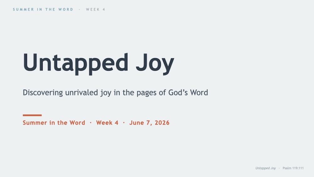 Untapped Joy