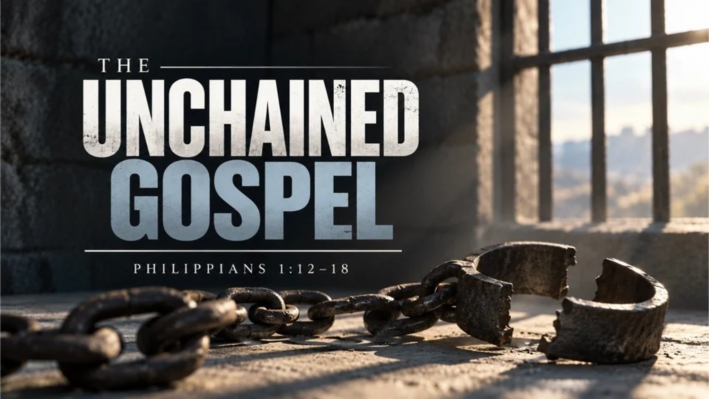 The Unchained Gospel (Philippians 1:12-18)